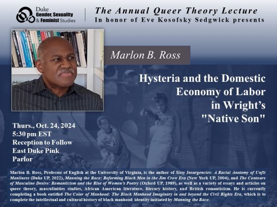 Event Flyer with an image from Marlon Ross