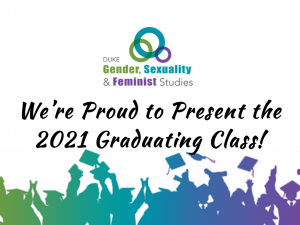 2021 Graduating class title slide